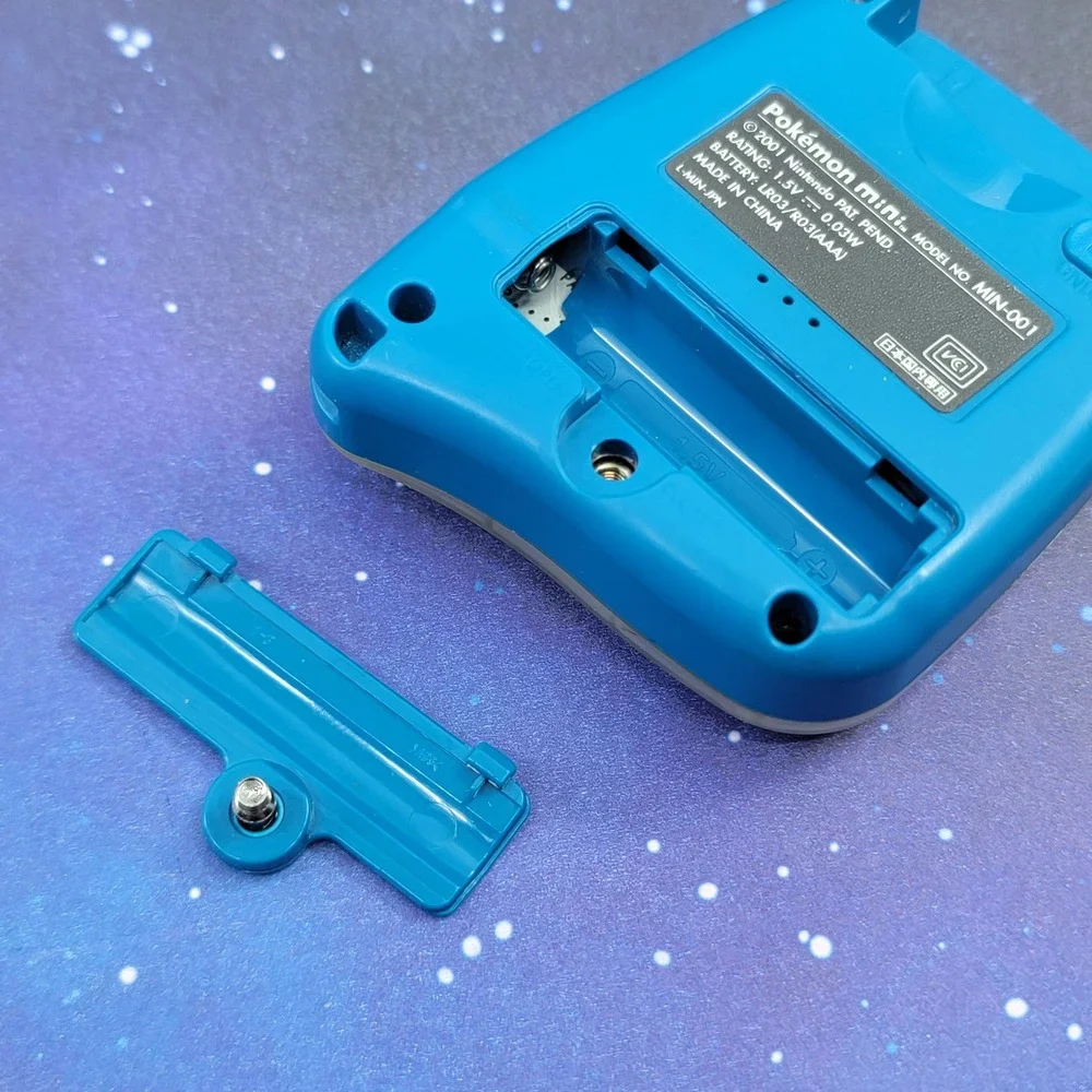 Nintendo Pokemon Mini Handheld Console Wooper Blue MIN-001 For Parts or Repair